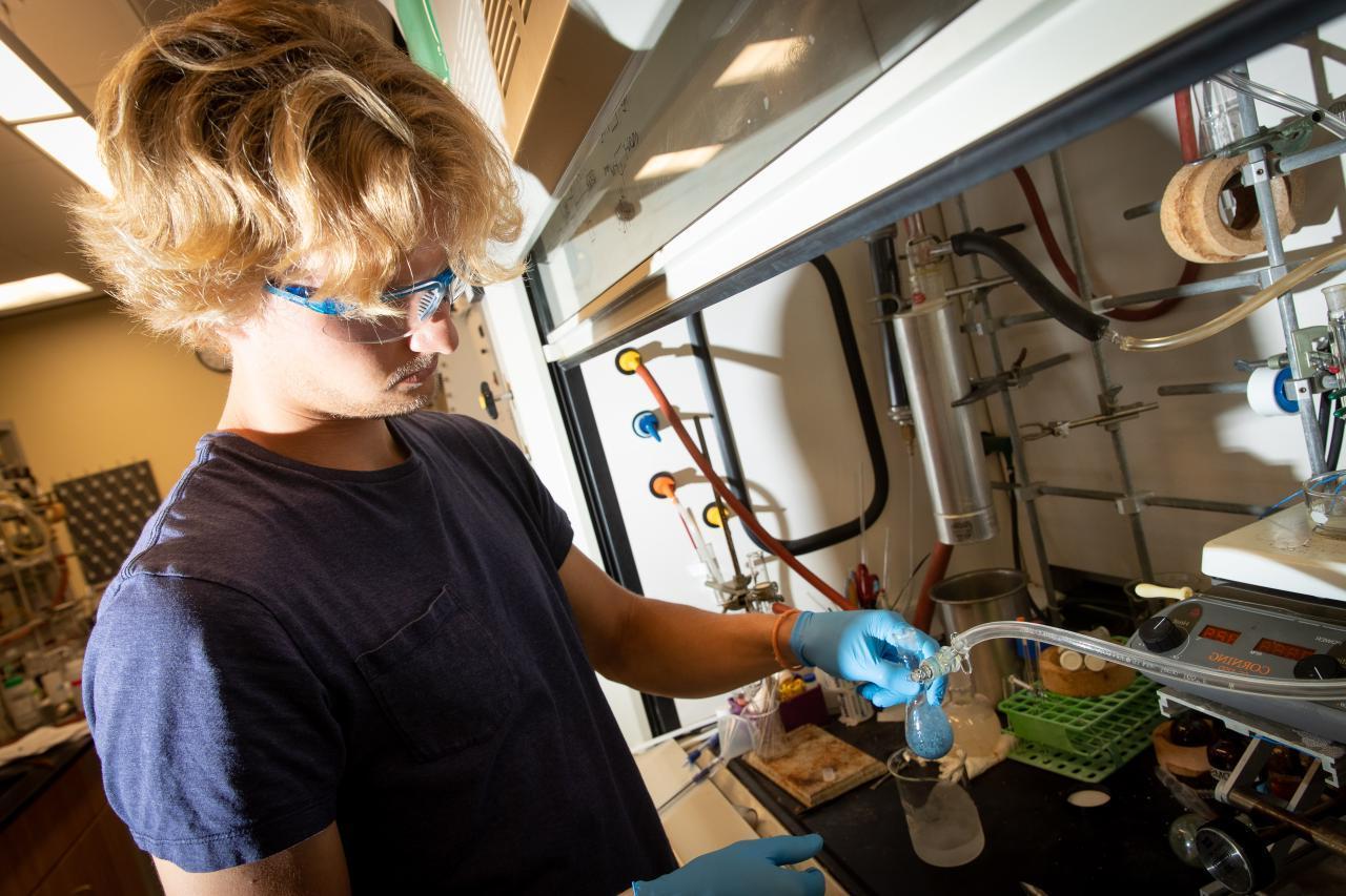 Student Conducts Chemistry Research